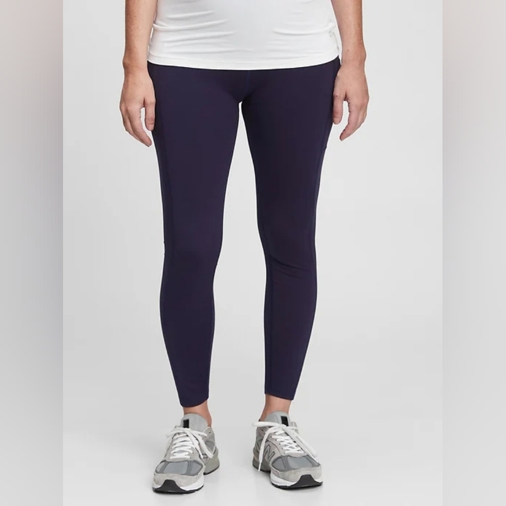 ✨2/$25✨New GAP Maternity Full Panel Dark Blue Leggings